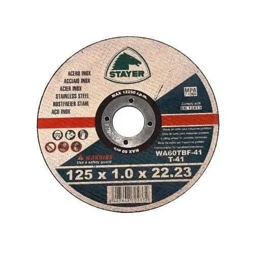 FLEX DISC 41 125x1,0x22,2 INOX (1/10/50) STAYER