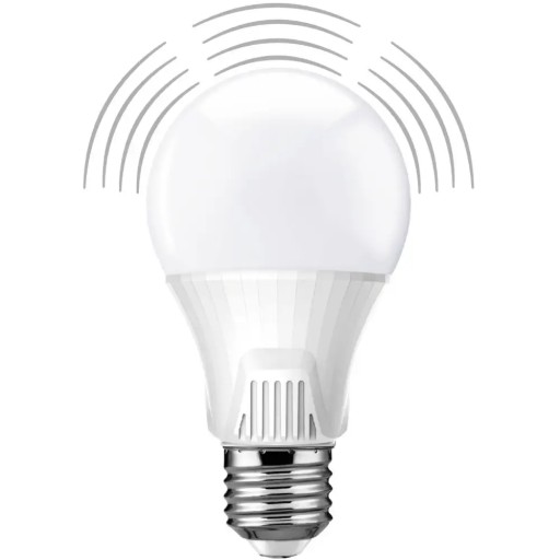 E27 LED ŽIAROVKA 9W SNÍMAČ POHYBU A SÚMRAK PREMIUM NEUTRÁL
