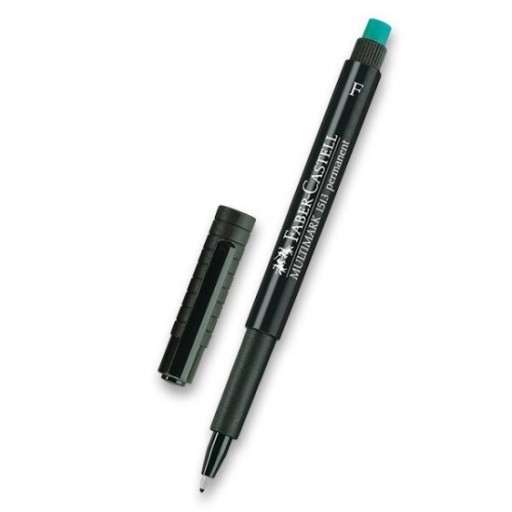 ZNAČKOVAČ FILM/CD 0,6mm F FABER CASTELL ČIERNA