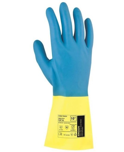 Rukavice ARDON CHEM TOUCH Odolné voči kyselinám a chemikáliám EN374