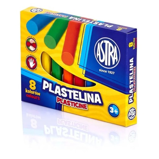 Plastelína Astra 8 farieb, 83814902