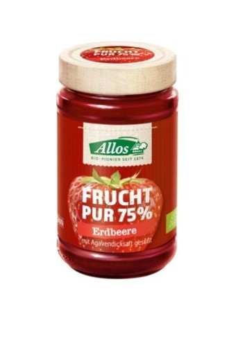 JAHODOVÁ MUŠA (75% OVOCIE) BIO 250 g - ALLOS