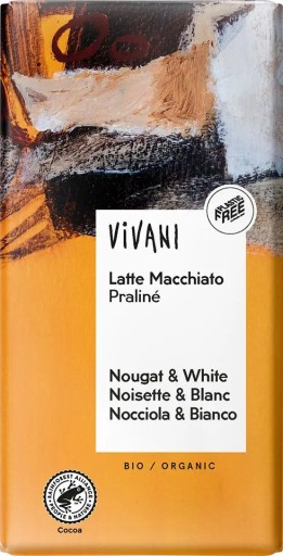 ČOKOLÁDA S BIO PRÍCHUŤOU LATTE MACCHIATO 100 g - VIVA