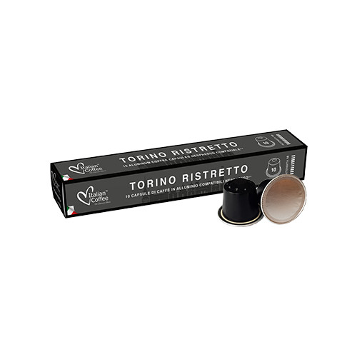 Talianska káva Nespresso Torino Ristretto hliníkové kapsuly x10