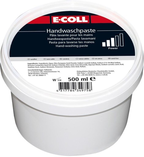 Pasta na umývanie rúk na silné nečistoty E-Coll 500ml