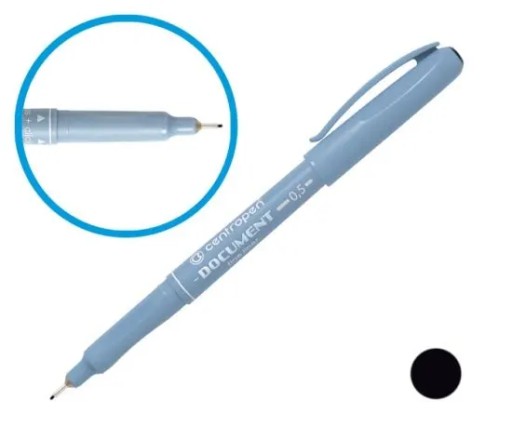 DOKLAD CENTROPEN FINISH 2631 0,5 MM ČIERNA