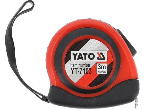 YATO ROLLING MEASURE 3MX16MM NYLON, MAGNET