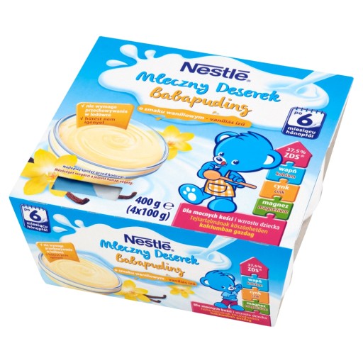 Nestlé Mliečny dezert s vanilkovou príchuťou po 6. mesiaci 400 g