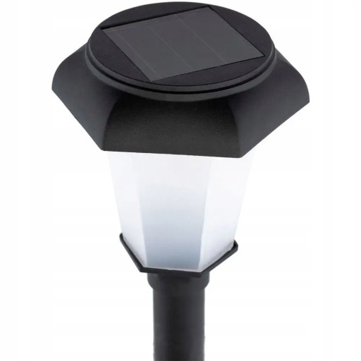 LED solárne svietidlo GOLDLUX, čierne, 39 cm