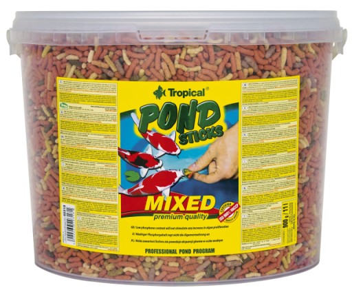 Tropical Pond Sticks Mixed 5l - krmivo pre jazierkové ryby PRE jazierka