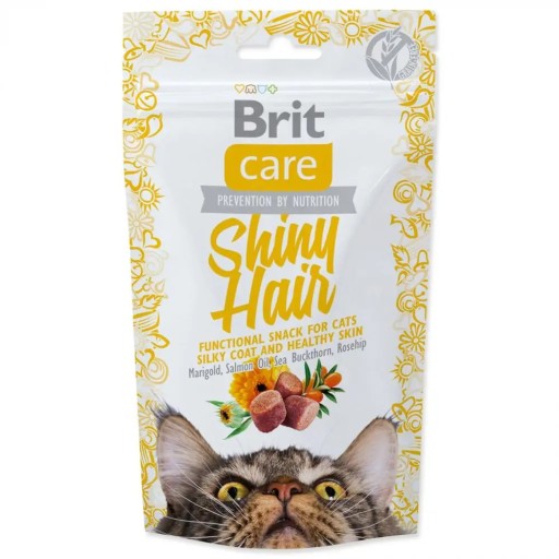 Brit Care Snack SHINY Vlasové maškrty 50g