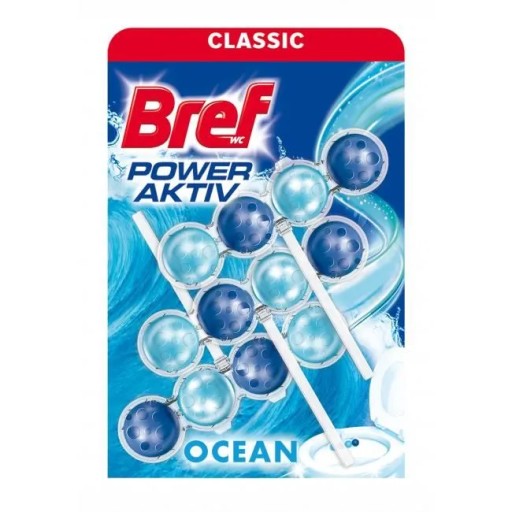Bref Power Aktiv - Set, 3 WC kocky - Ocean