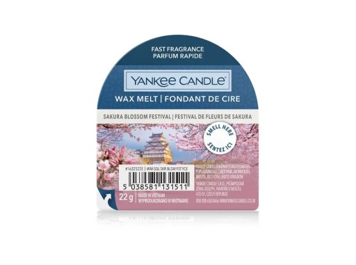 Vosk s vôňou Yankee Candle Sakura