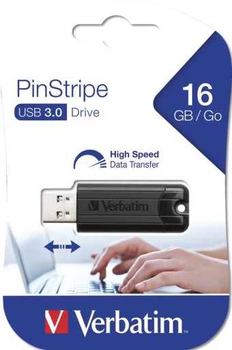 Verbatim 16GB PinStripe USB 3.0 kľúč