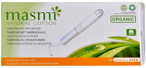 Masmi Organic Super tampóny s aplikáciou 14 ks + ZADARMO