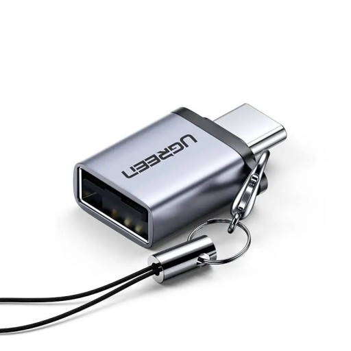 Adaptér USB typu C na USB 3.0 UGREEN US270 sivý