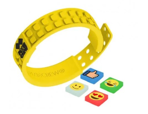 SILIKÓNOVÝ NÁRAMOK PIXIE POSÁDKOVÝ ŽLTÉ EMOJI /40 PXX-02-53