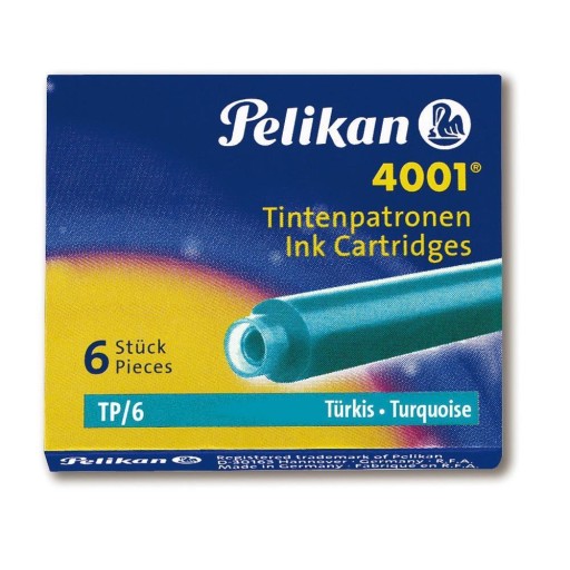 Náplne do plniaceho pera 4001 krátke TP/6 PELIKAN