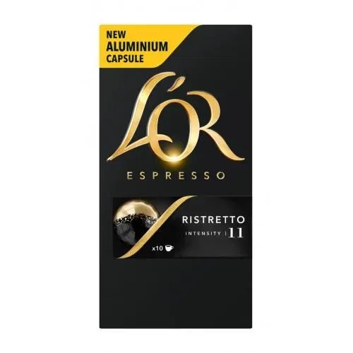 Kapsule Nespresso Jacobs L'OR Espresso Ristretto 10 ks.