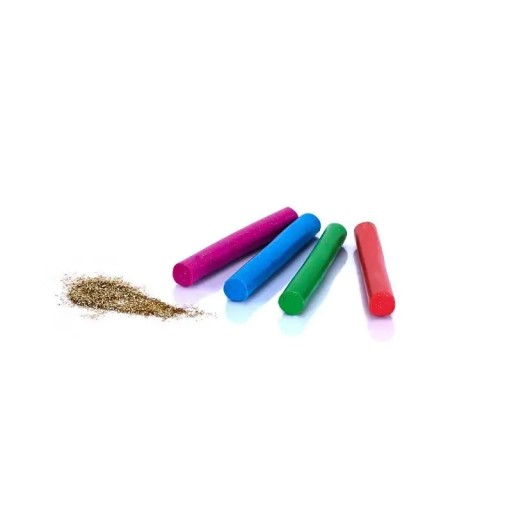 KRUHÁ PLASTIKA S GLITROM 6 farieb - ASTRA