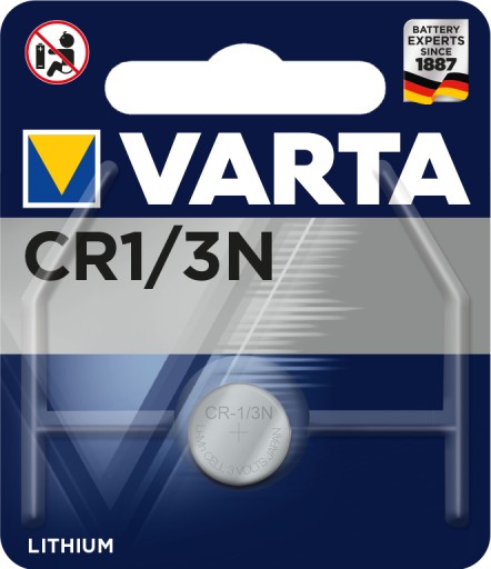 Lítiová gombíková batéria Varta CR1/3N 2L76 1 ks.