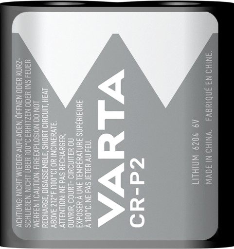 Lítiová batéria Varta LITHIUM 6204 6V CR-P2 DL223A