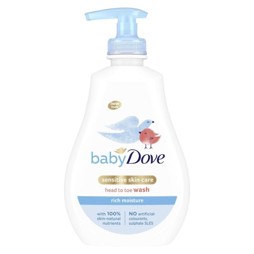 Dove Baby hydratačný telový gél pre deti Rich Moisture 400 ml