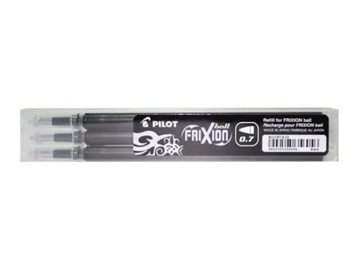 PILOT Frixion Refill 0,7 čiernej stierateľnej náplne