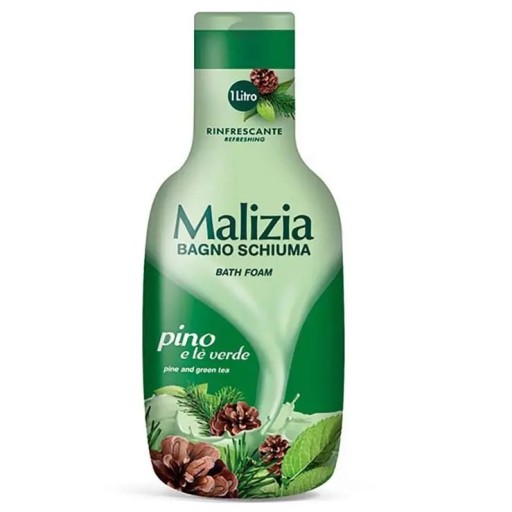 MALIZIA Tekutý kúpeľ z borovice a zeleného čaju 1L