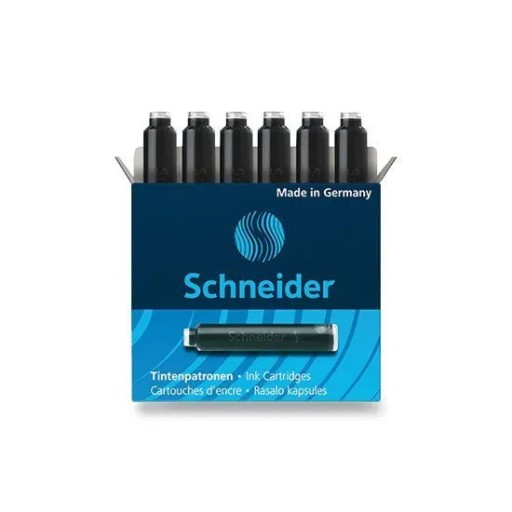 Náplne do pera SCHNEIDER, 6 ks, modré