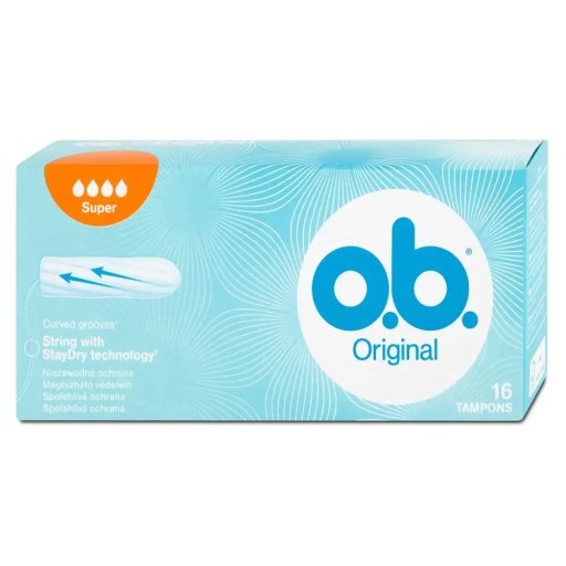 J&J Tampóny OB ORIGINAL Super 16 ks