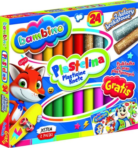 Plastelína 24col Bambino