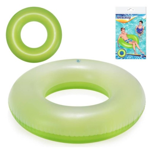 Krúžok na plávanie Neon Green 91 cm BESTWAY