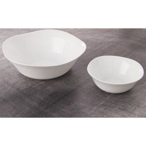 MISKA NA ŠALÁT PARMA 14cm Bormioli biela hranatá opálová misa