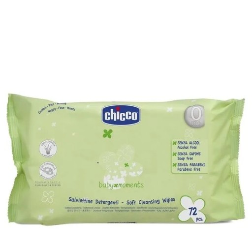 Chicco Care obrúsky 0m+ 72 ks