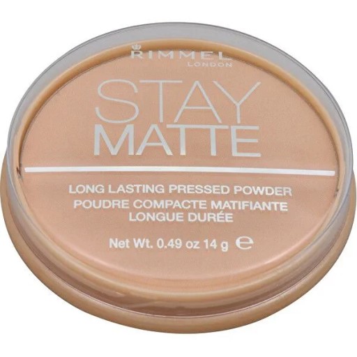 Rimmel Stay Matte Púder lisovaný púder 002 Pink Blossom 14g