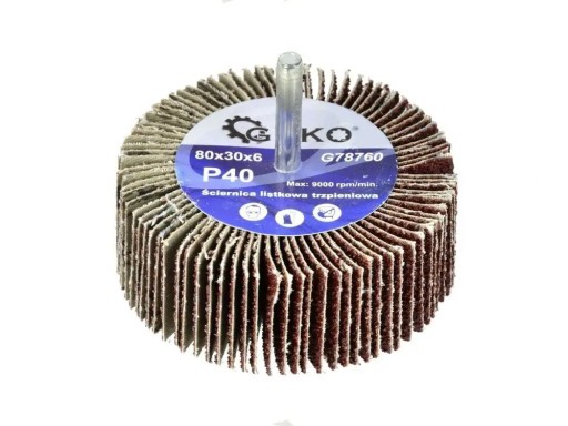 MONTOVANÉ KLAPOVÉ KOLESO 80x30x6 P100