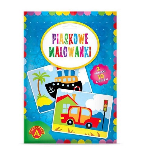 STRÁNKY PIESKOVÉ MAĽOVANIE LOĎ A AUTO AUTO 6+