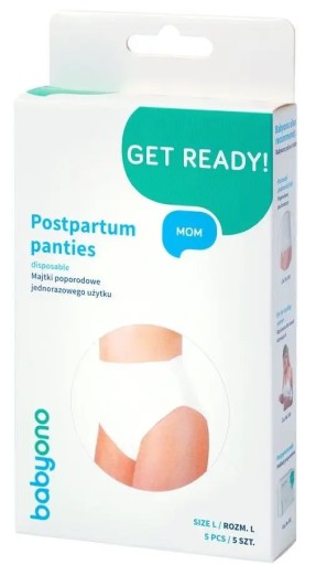 BABYONO Jednorazové popôrodné nohavičky XL balenie. 5 ks