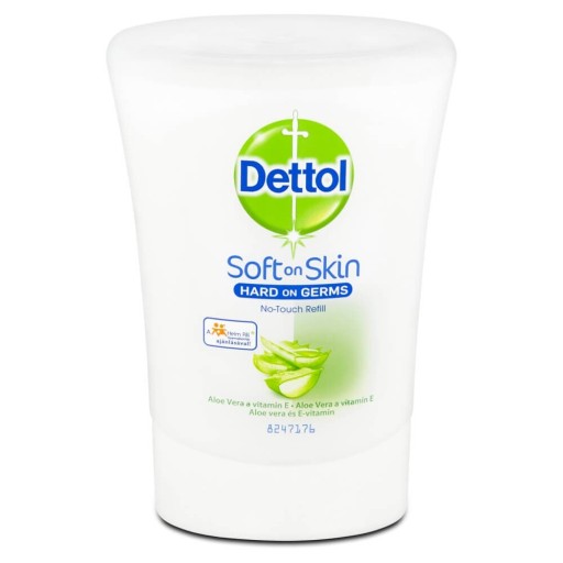 DETTOL Vložka do aplikátora 250 ml tekuté mydlo s náplňou z aloe