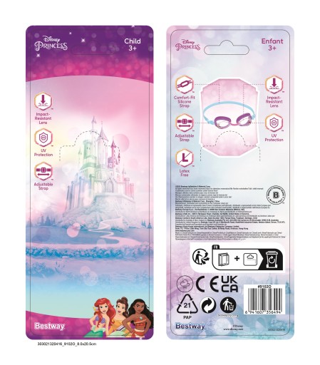 Detské plavecké okuliare Princesses Bestway 9102O