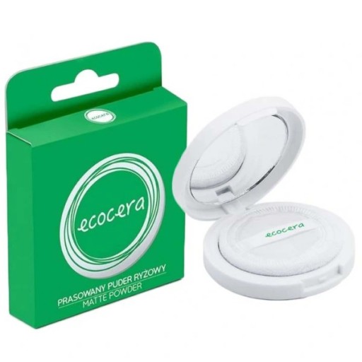 Ecocera Rice Pressed Powder lisovaný ryžový prášok pre mastnú pleť