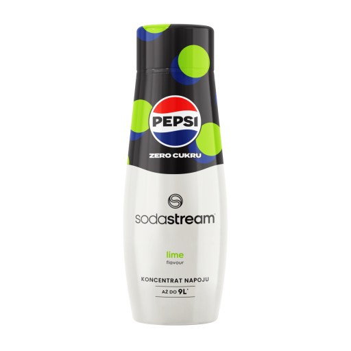 SODASTREAM KONCENTRÁT SIRUP PEPSI MAX LIMETOVÝ LIMETOVÝ ZERO 9L NÁPOJ SO 440ml