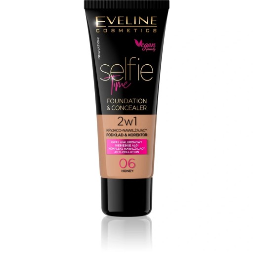 EVELINE SELFIE TIME 2V1 Foundation 06 MED 30ml