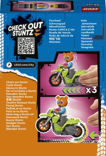 LEGO Bricks City 60356 Kaskadérsky motocykel s medveďom