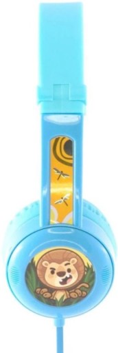 BuddyPhones Travel BLUE káblové slúchadlá