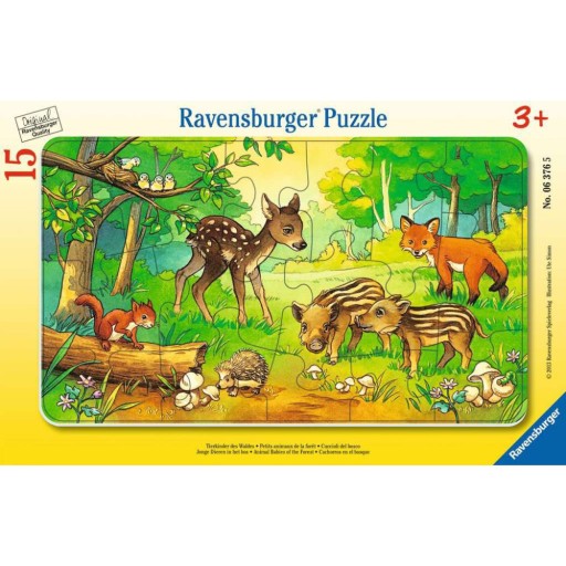 Puzzle 15 dielikov Lesné zvieratká 063765 RAVENSBURGER