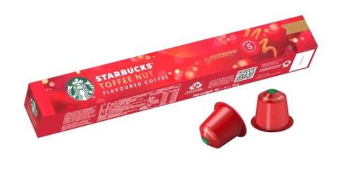 NESPRESSO STARBUCKS Toffee Nut COFFEE 10 ks