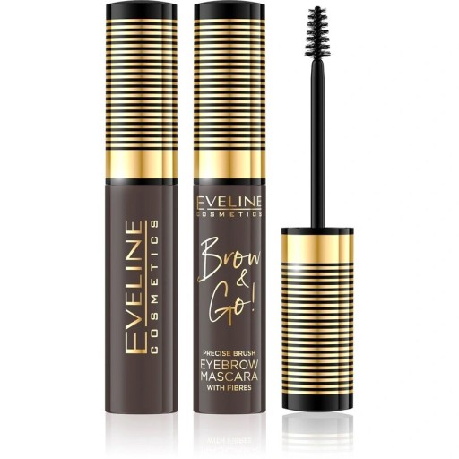 Eveline Eveline Eyebrow Mascara Brow & Go! 02 Tmavý