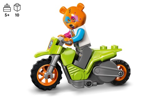 LEGO Bricks City 60356 Kaskadérsky motocykel s medveďom